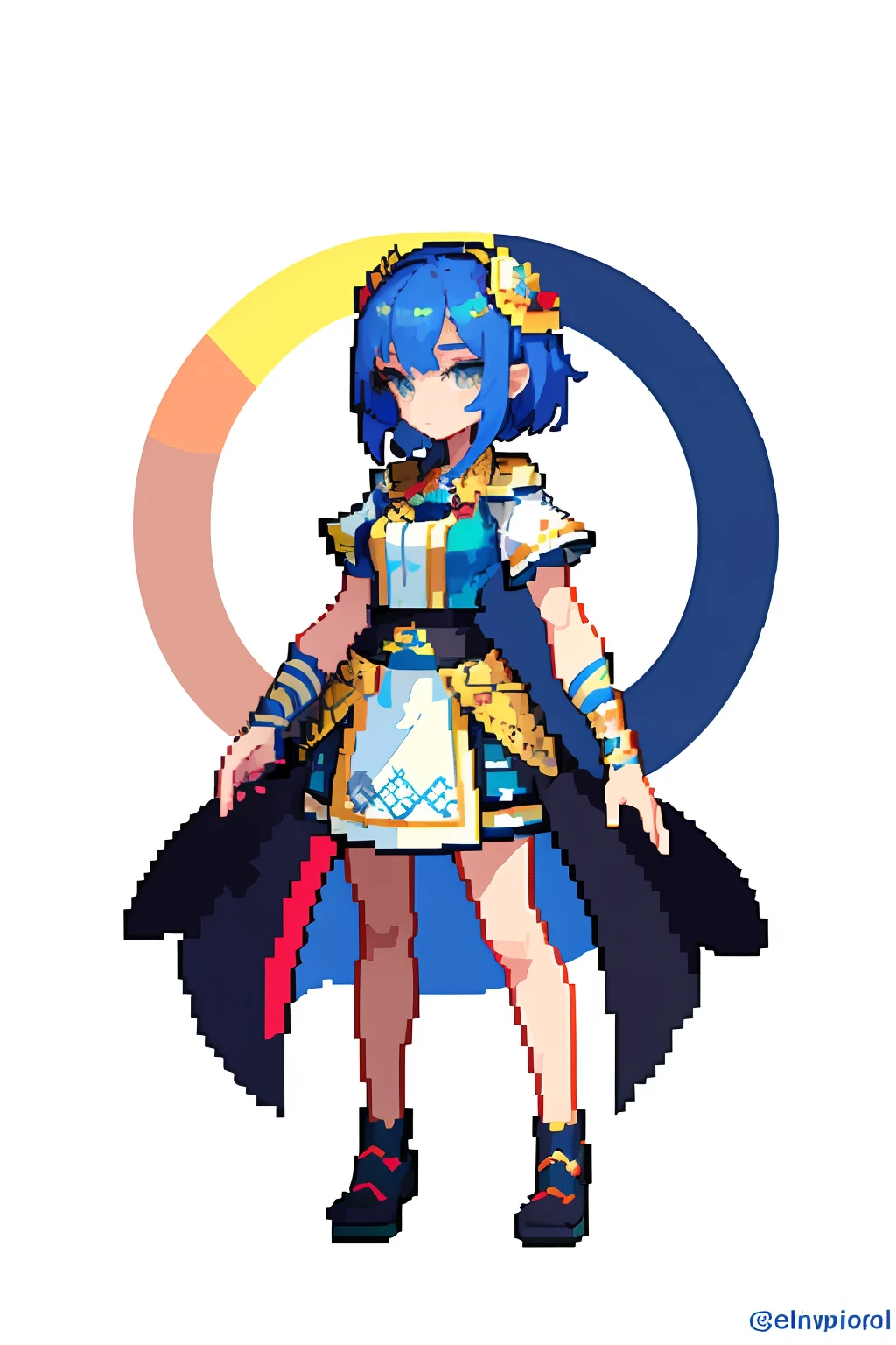 (masterpiece, top quality, best quality), pixel,pixel art,1girl,full body