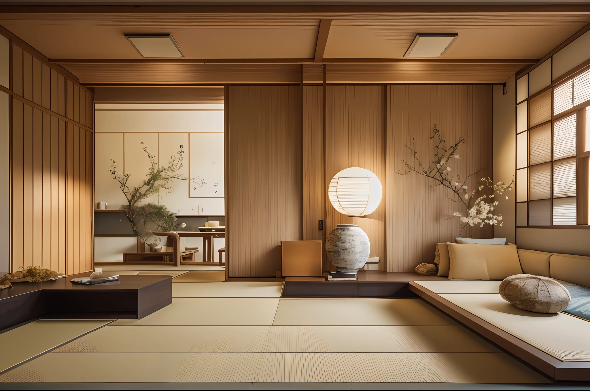 modern japanese living room design Kouichi Kimura style