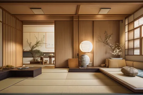 modern japanese living room design Kouichi Kimura style