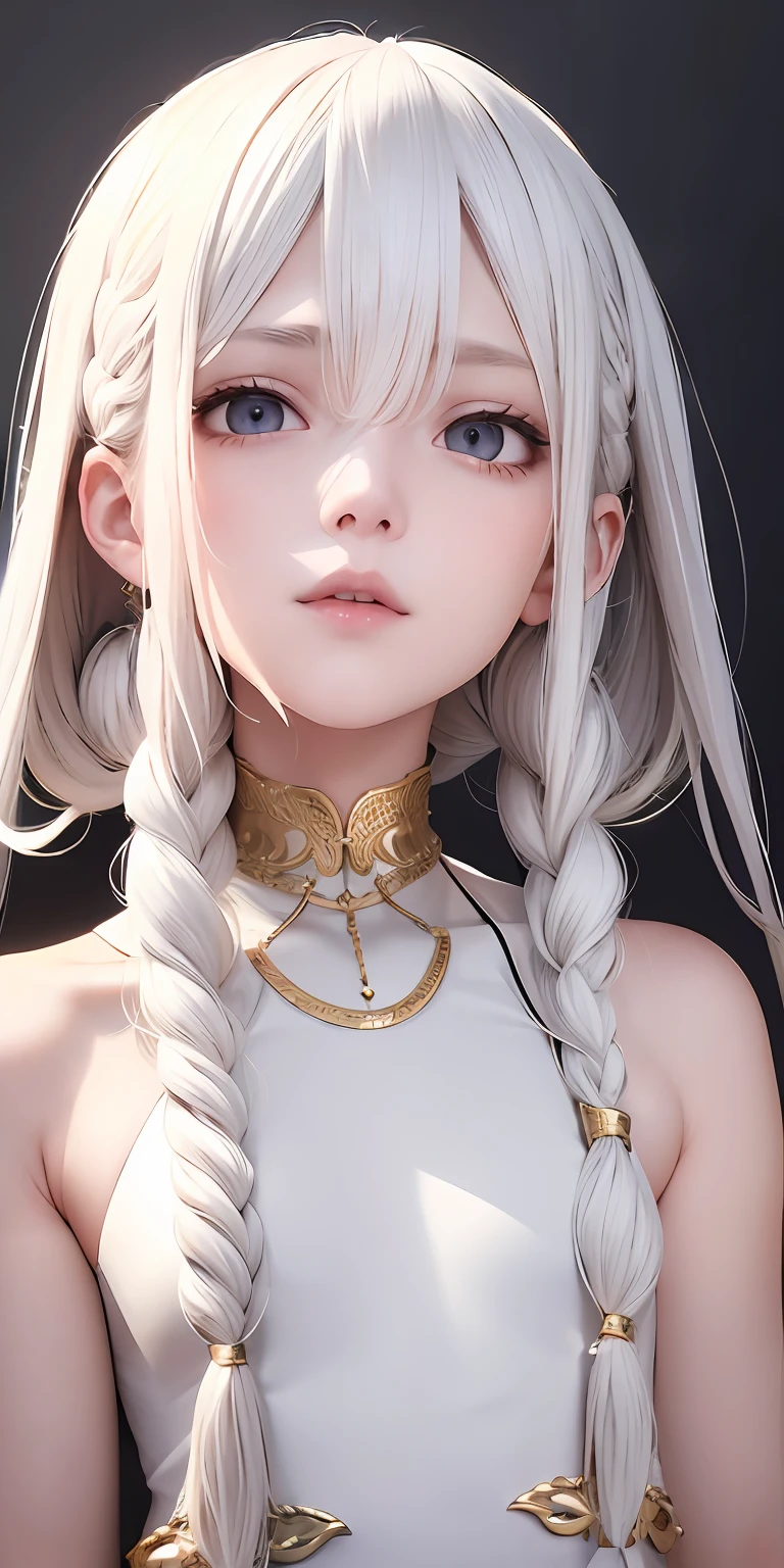 best quality, masterpiece,white hair, gold eyes,white clothes - SeaArt AI