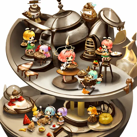 [(white background:1.4)::5],(chibi:1.3),bottle bottom,lampstand,pedestal,platform,(fine food:1.8)