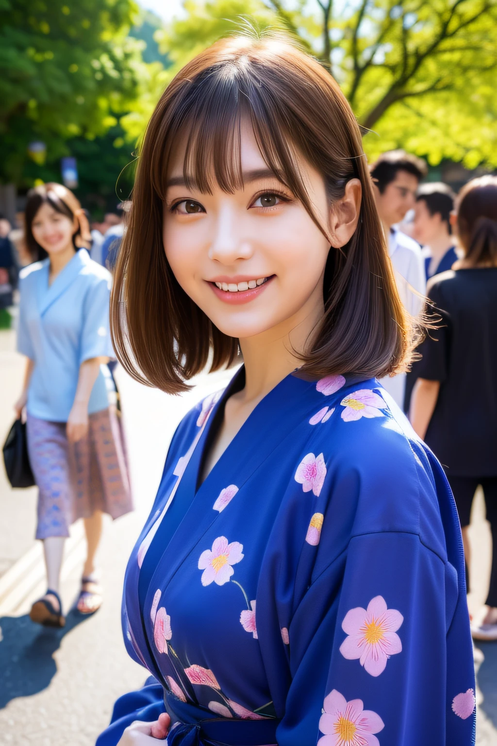 Close up photo of a girl、Brown hair、、Hot spring in the background、Natural hot springs
Highest Quality、realisitic、Photorealsitic、(intricate detailes:1.2)、(delicate detail)、(ciinematic light、best quality backlight)、Clear Line、foco nítido、Lifelike face、Detailed face
Unity 8K Wallpapers、超A high resolution、(Photorealsitic:1.4)、looking at the viewers、full body Esbian、matsuri、In the street、(Japan floral yukata)