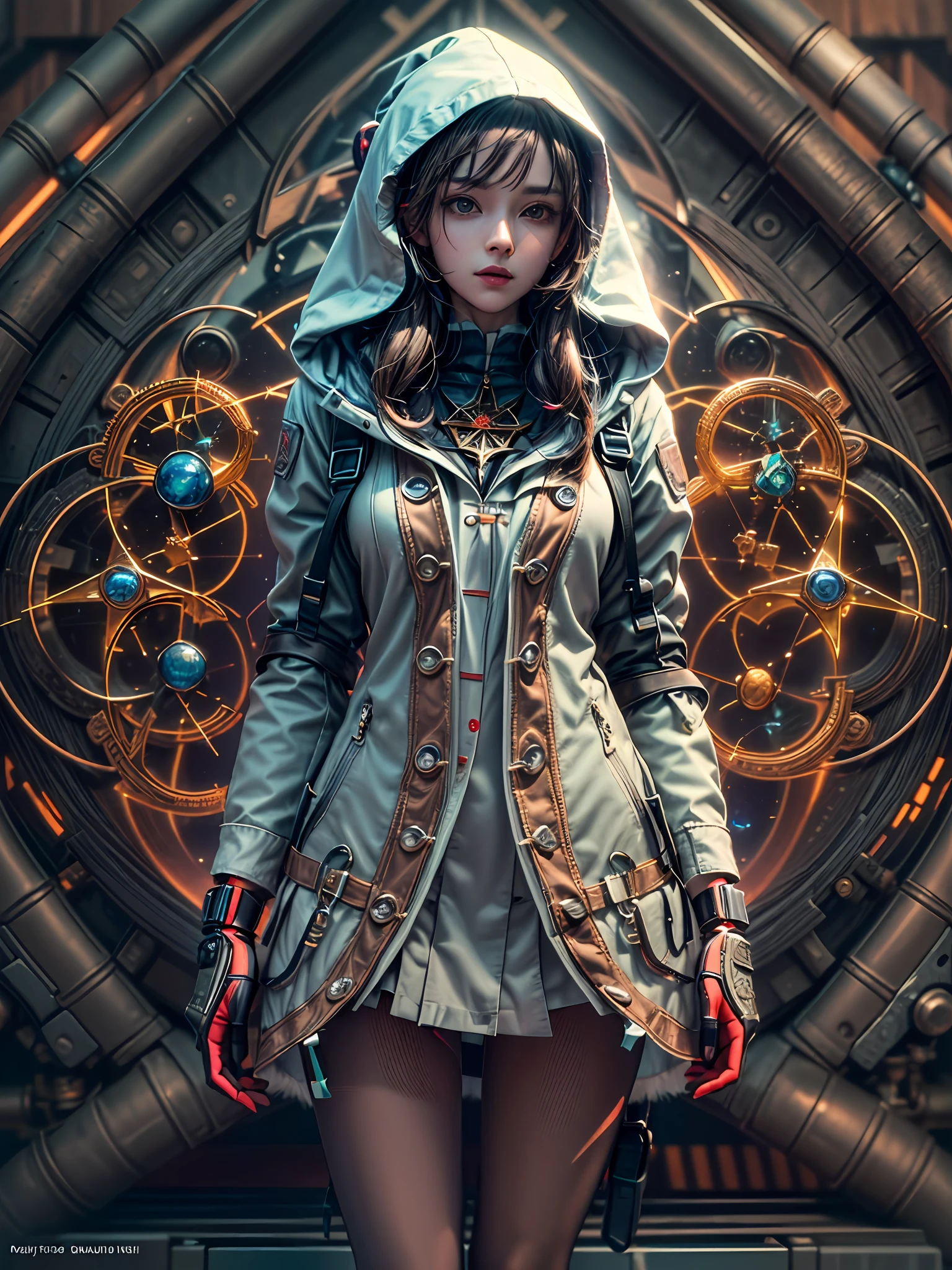 ((((adorable,captivating,enchanting,female)))),(top buns),((wearing hood,wearing leggings,wearing miniskirt,wearing backpack)),((wearing boots,wearing gloves,wearing blades)), (((fuzzy-logic, psychenautics, mysticism, urban-gothic, psychonaut, sci-fi, hi-fi, abstracted, quasi-organic, sacred geometrics, biomechanics, alchemical, isometrics))), (((most beautiful images in existence))), (masterpiece), (masterwork), ((top quality)), ((best quality)), ((highest quality)), ((high fidelity)), ((highest resolution)), ((highres)), ((hyper-detailed)), (((detail enhancement))), ((deeply detailed)), unity 8k, unreal 8k, octane render, awe inspiring, breathtaking, hdr, uhd, hdr, fhd, meticulous, intricate, intimate, nuanced, award winning, (((most beautiful artwork))), photon mapping, ray tracing, film grain, depth of field