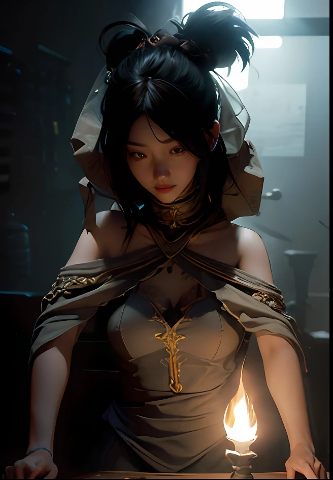 ((best qualtiy)), ((tmasterpiece)), (the detail:1.4), 3d, （A beautiful cyberpunk female image：1.5）,hdr（HighDynamicRange）,Ray traching,nvidia RTX,Hyper-Resolution,Unreal 5,Subsurface scattering、PBR Texture、post-proces、Anisotropy Filtering、depth of fieldaximum definition and sharpnesany-Layer Textures、Albedo and Specular maps、Surface coloring、Accurate simulation of light-material interactions、perfectly proportions、rendering by octane、Two-colored light、largeaperture、Low ISO、White balance、the rule of thirds、8K raw data、(RAW photo, Best quality), (Realistic, photo-realistic:1.3), Best quality, Highly detailed, Masterpiece, Ultra-detailed, illustration, 1girll, The upper part of the body_Body, Dynamic Angle, world mastery theater, Messy_Long_Hair,Best quality, extremely detailed CG unity 8k壁纸，ink，astounding，light，lens_flare，dunhuang_Style