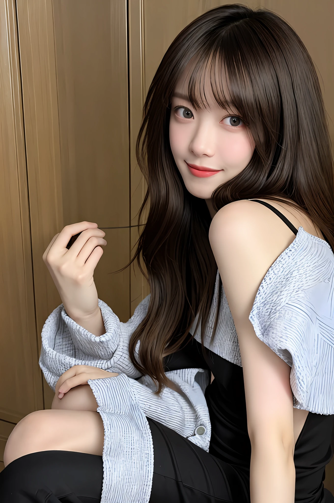 Adorable、instagram、The artist、8ｋ、 photorealistic, hair long, bestquality, photorealistic, and depth of field, Detailed face, Face Focus, Lustrous Skin, Blurry Background, slim body、fulllllbody、high school girls