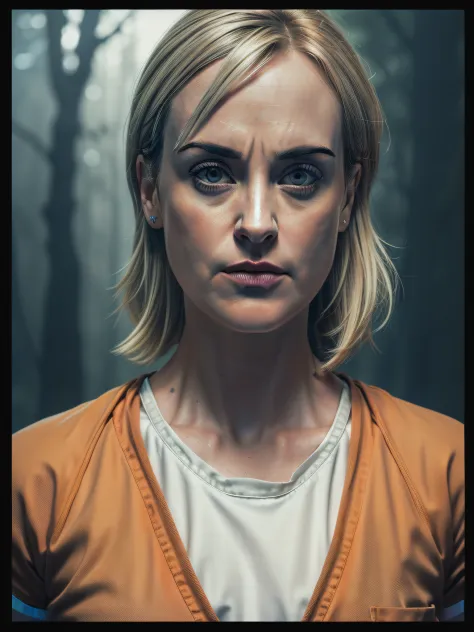 (((piper chapman, of the series "orange is the new black", inspirada em taylor schilling))), ((autorretrato frontal)), 8k uhd, d...