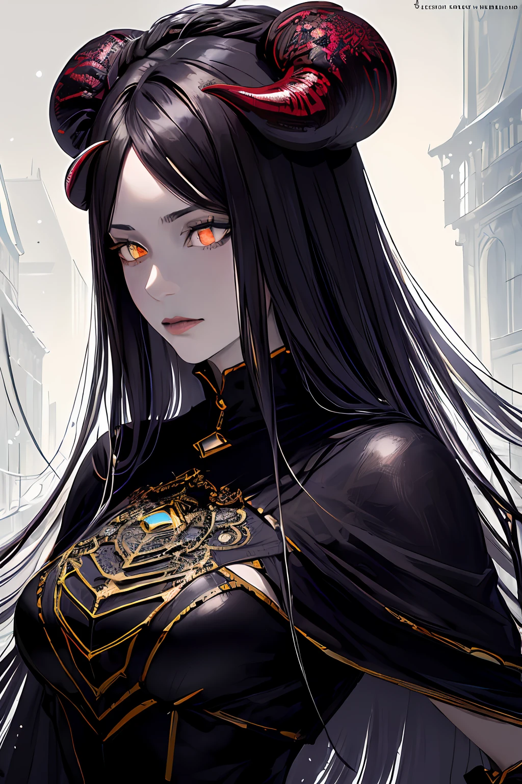 (masterpiece, top quality, best quality, official art, beautiful and aesthetic:1.2), cateyes,1girl, solo, (Stunning Eyes), armour, magic, light particles, upper body, extreme detailed, highest detailed, optical mixing, playful patterns, lively texture, unique visual effect, ((dark fantasy)), (darker colours:1.3), Ominous energy, eldritch Horror, ((Intricate Details)), (crimson colours)