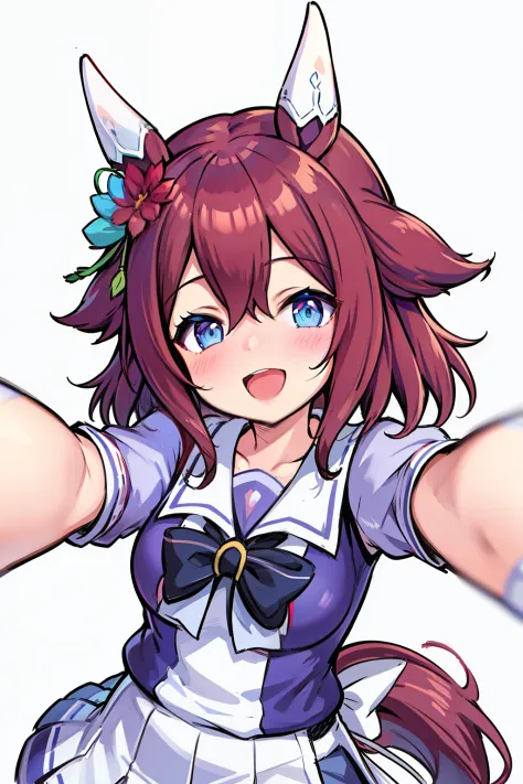 [[[​master piece]]],[[[Best Quality]]],[[[ultra-detailliert]]],Portrait,Uma Musume,Bottom-to-top perspective,Training Centre Sch...