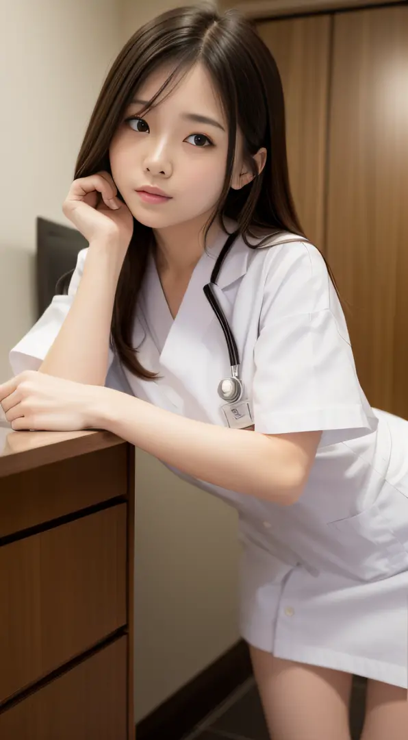 hightquality、​masterpiece、ultra res、a beauty girl、cute girl face、hospitals、nurse、Wearing nurse clothes、full bodyesbian、Famous actresses of Japan、very beautif、A sexy、sexypose