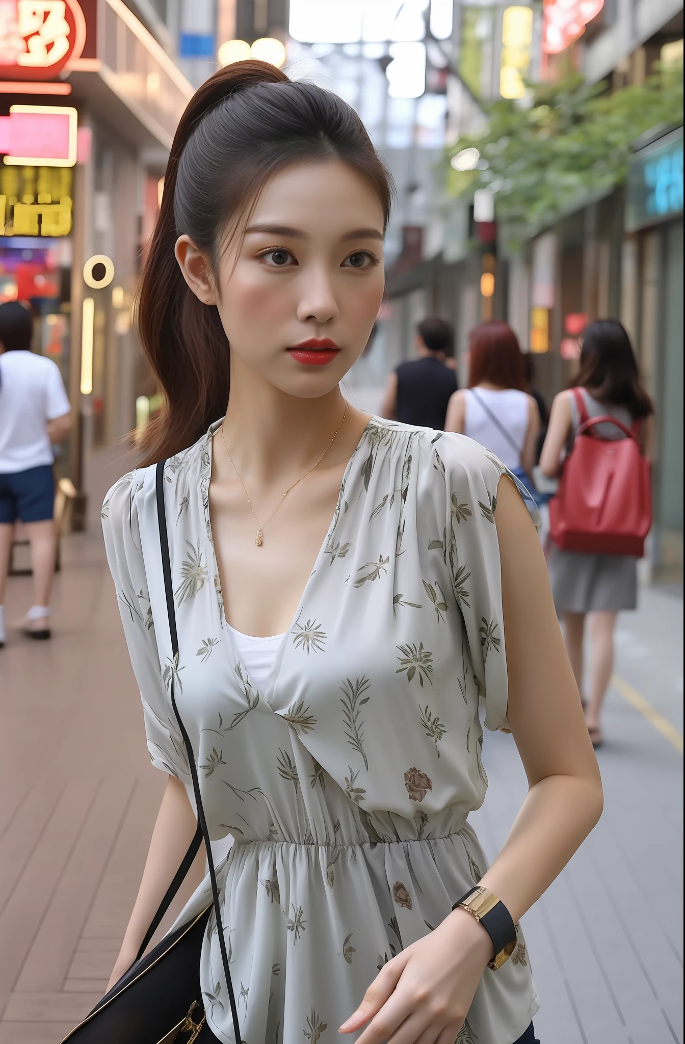 Hermosa mujer mestiza taiwanesa，28 años，A la moda para usar，cuerpo sexy