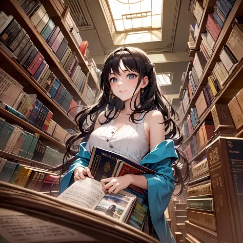 In the heart of bustling New York City, where the cacophony of sounds fills the streets, lies a haven of tranquility—the public library. Amidst the towering shelves of books, a beautiful 21-year-old librarian named Emily takes solace in her world of litera...