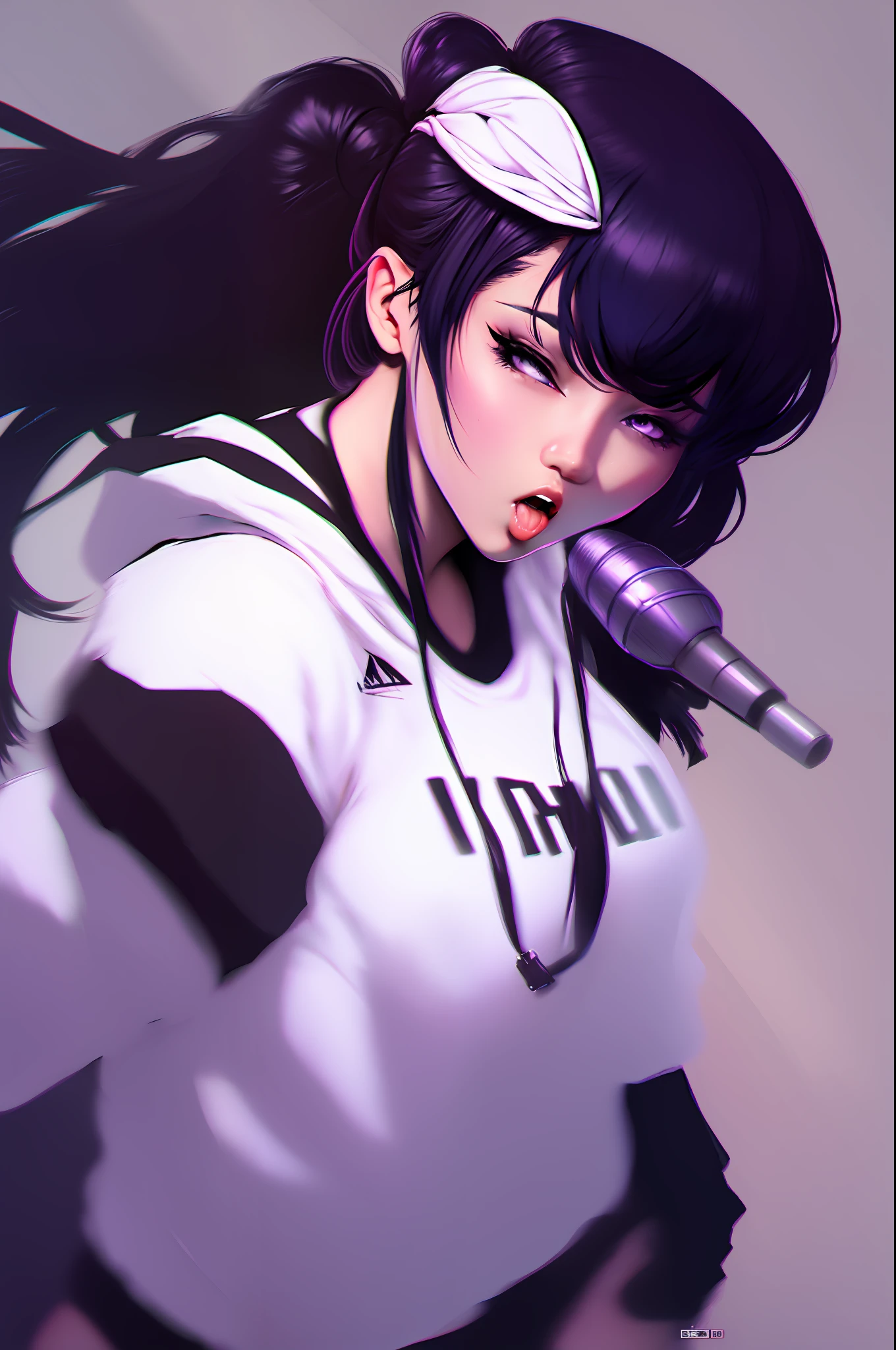 "Un solo de hip hop gangsta con Komi Shouko mostrando su habilidad como rapera.. rudo en el micrófono escupiendo barras de culo enfermo yo !" Tratar con él