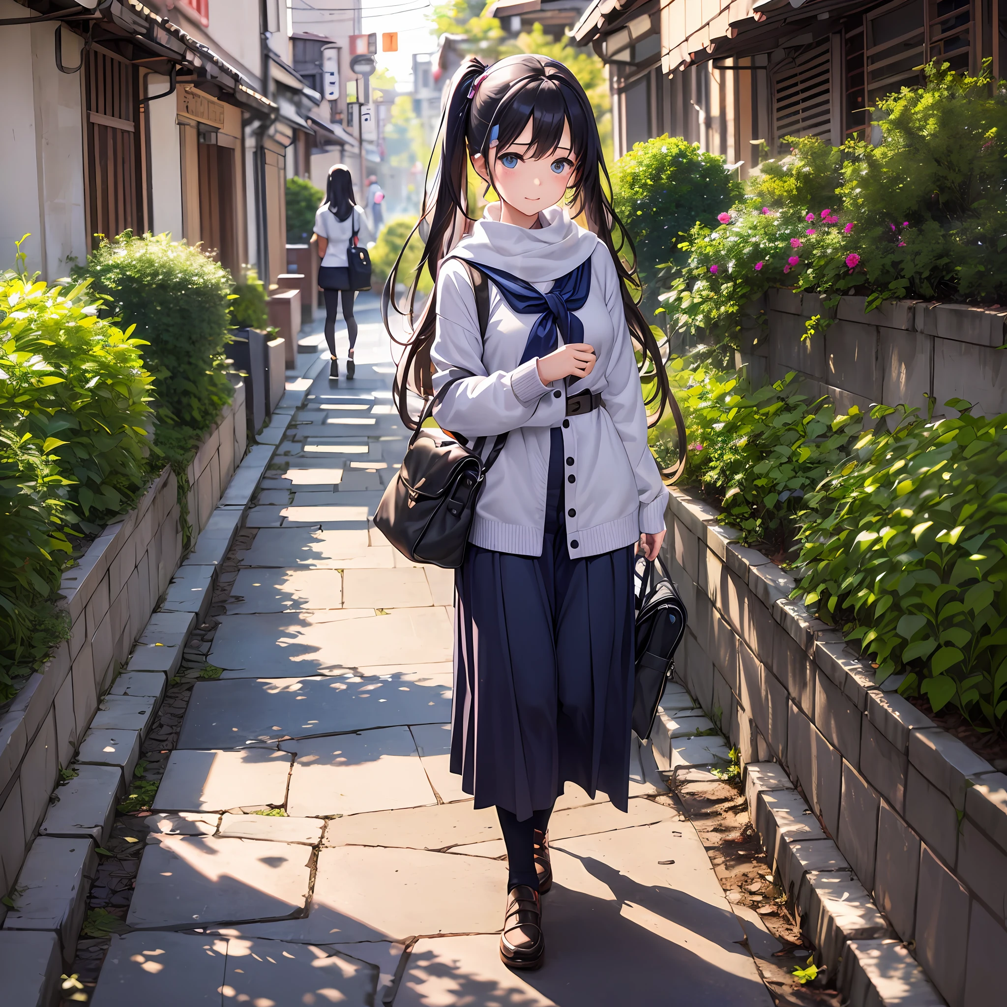 位于东京市中心, 19 歲的女孩阿雅踏上了改變人生的旅程——大學生活的第一天. 她的心因興奮和緊張而劇烈跳動, 她的眼神充滿了好奇, 阿雅的魅力反映了她靈魂中充滿的期待和決心.

當她穿梭於繁華的城市街道時, 東京似乎是個充滿機會的迷人迷宮. 充滿活力的城市景觀, 傳統與現代的融合, 她周圍充滿了能量和目標感.

抵達大學校園, 阿雅受到了一群陌生面孔的歡迎. 然而, 當她意識到每個人都在同一條船上時，一股溫暖擁抱著她——他們的學術之旅有了新的開始.

走進報告廳, 阿雅感到一陣興奮. 寬敞的房間裡充滿了新書和知識的香氣，吸引她沉浸在等待的每一次體驗中。. 她邁出的每一步都讓她更接近她渴望成為的人.

教授的話就像一首智慧的交響曲, 激勵阿雅透過新的視角看世界. 對知識的追求點燃了她內心的火花, 當她急切地吸收每一個字時, 她的好奇心隨著時間的流逝而增長.

休息期間, 阿雅發現自己周圍都是友善的臉孔. 談話像溫柔的溪流一樣流淌, 當她與分享她的熱情和夢想的同學建立聯繫時. 友誼的感覺緩和了她最初的緊張, 營造一種支持與歸屬感的氛圍.

課外, 阿雅探索了廣闊的校園, 發現隱藏的地點和寧靜的花園，在那裡她可以在城市的活力中找到慰藉. 校園成了她的避難所, 一個她可以反思的地方, 儲值, 並擁抱她的夢想.

在晚上, 當她回到宿舍的時候, 她與來自不同背景的室友建立了聯繫, 了解他們的文化並分享他們家鄉的故事.