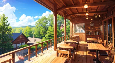 best qualtiy，midday sunlight，cafe，magia，log cabin，british style，