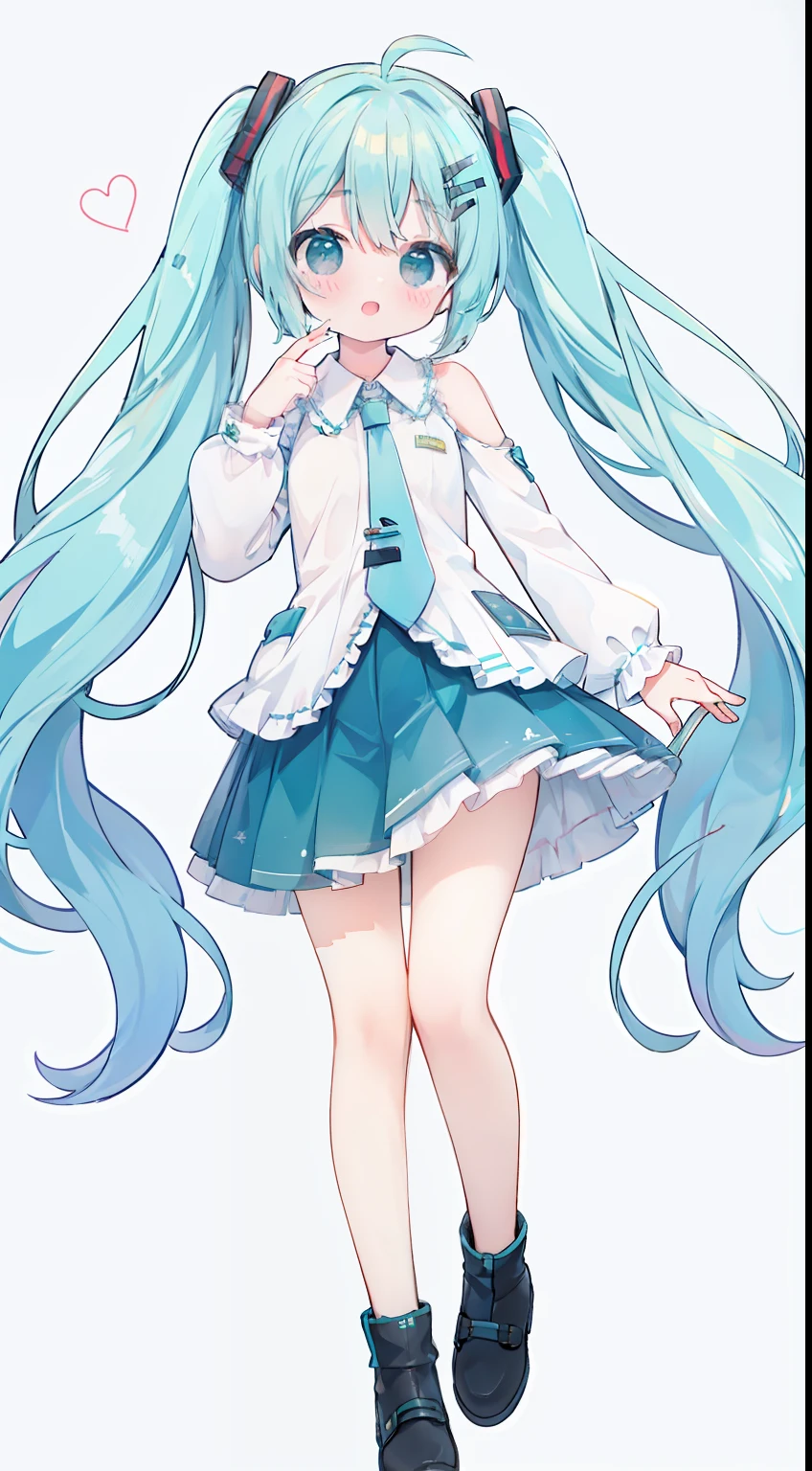 Аниме девушка с длинными синими волосами и белой рубашкой - SeaArt AI