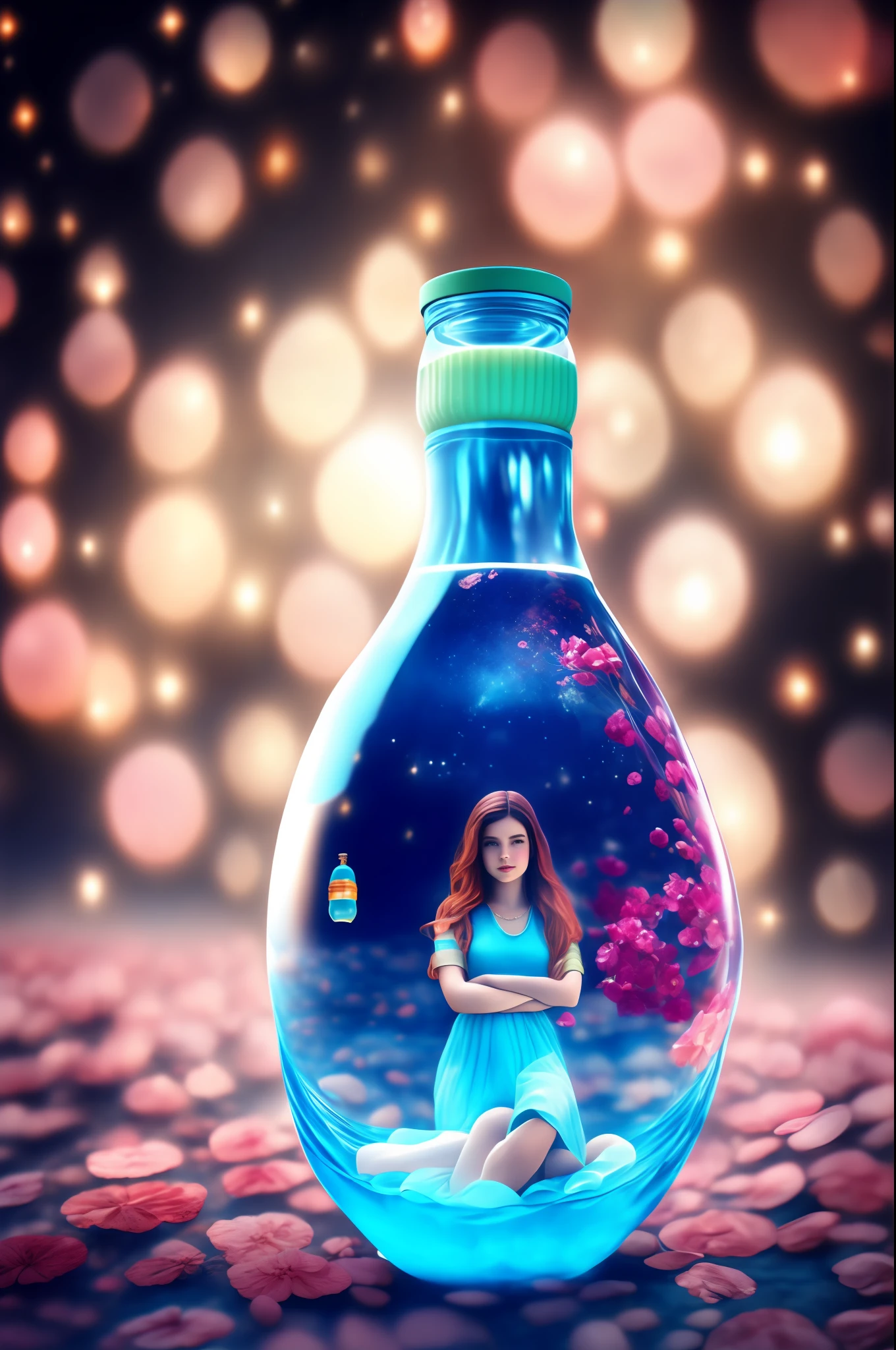 Girl in a bottle