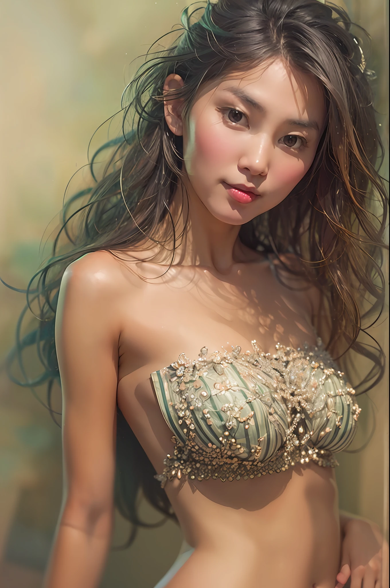 Naked Beautiful asian girl