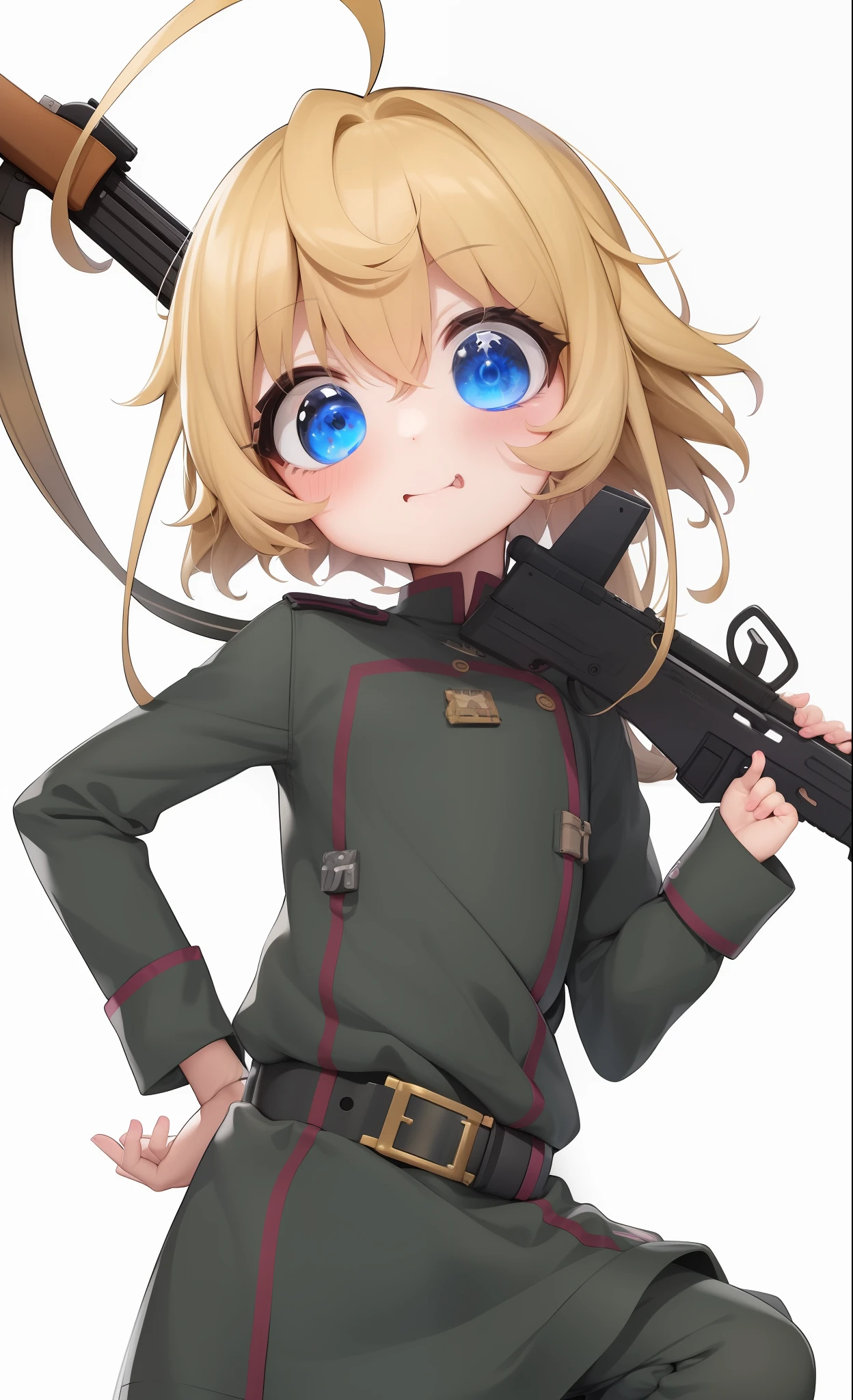 Anime girl with a gun and a rifle in her hand, [[[[Evil sortoudo]]]], Loli, menina da infantaria, zerochan, small curvy loli, Arte Zerochan, tou, Neferpitou, por Puru, protagonista feminina 👀 :8, menina pequena Loli, menina soldado, Marisa Kirisame, Marisa Kirisame