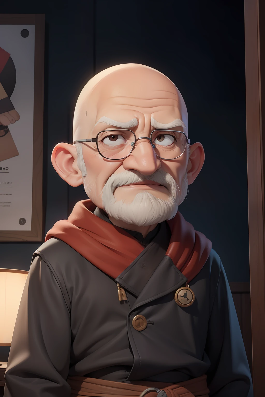 Avez-vous déjà remarqué la tête chauve de grand-père Niko??