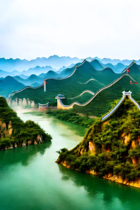 Yangtze River，Yellow River，the great wall，Palace Museum