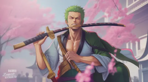 roronoa zoro, realistic photo,