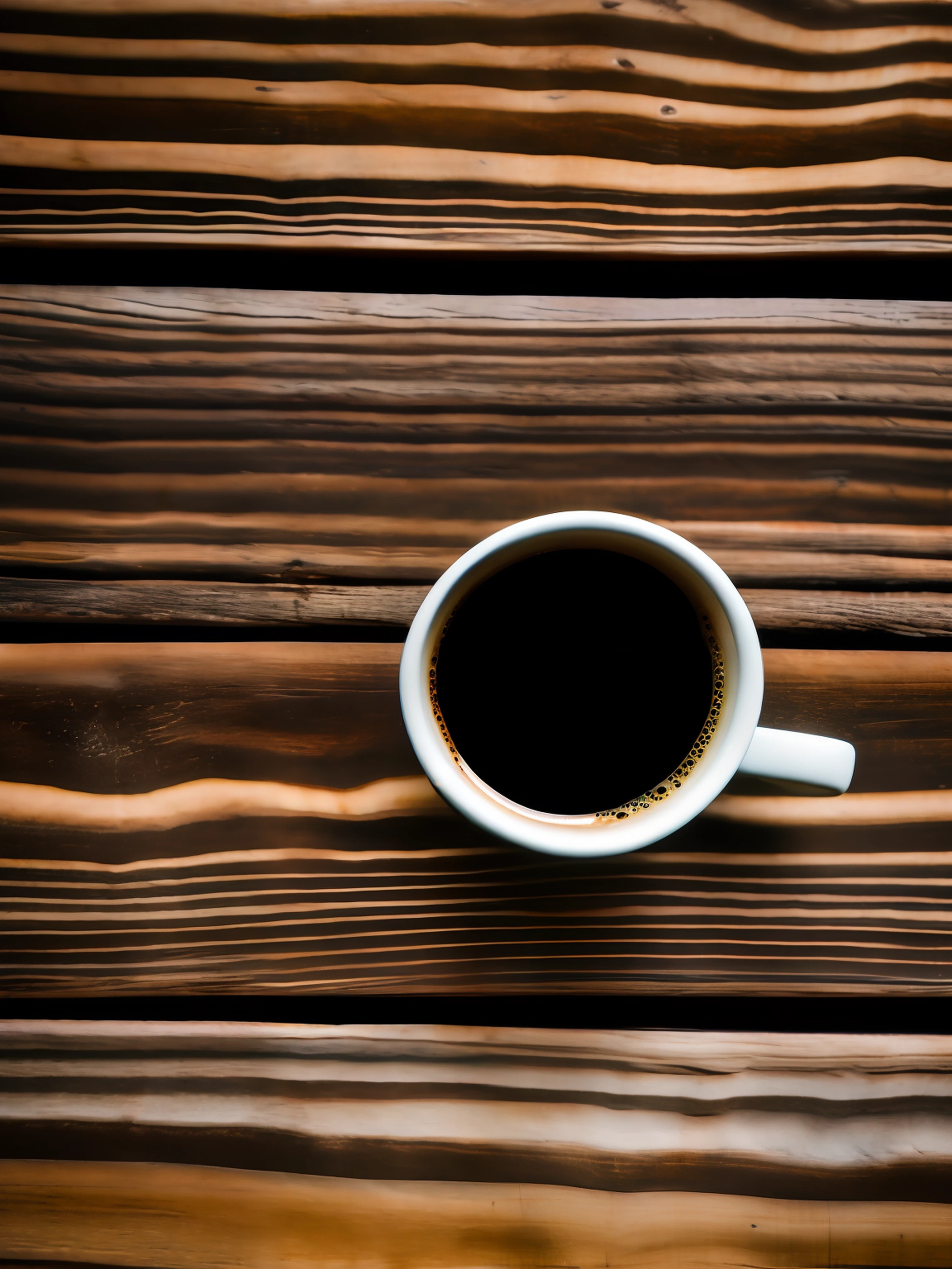 vista de pájaro de un café