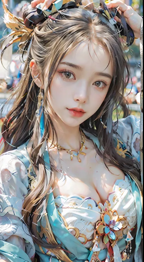 ulzang-6500-v1.1,(RAW photo:1.2), (Photorealistic:1.4), Beautiful Meticulous Girl, very detailed eyes and faces, Beautiful detai...