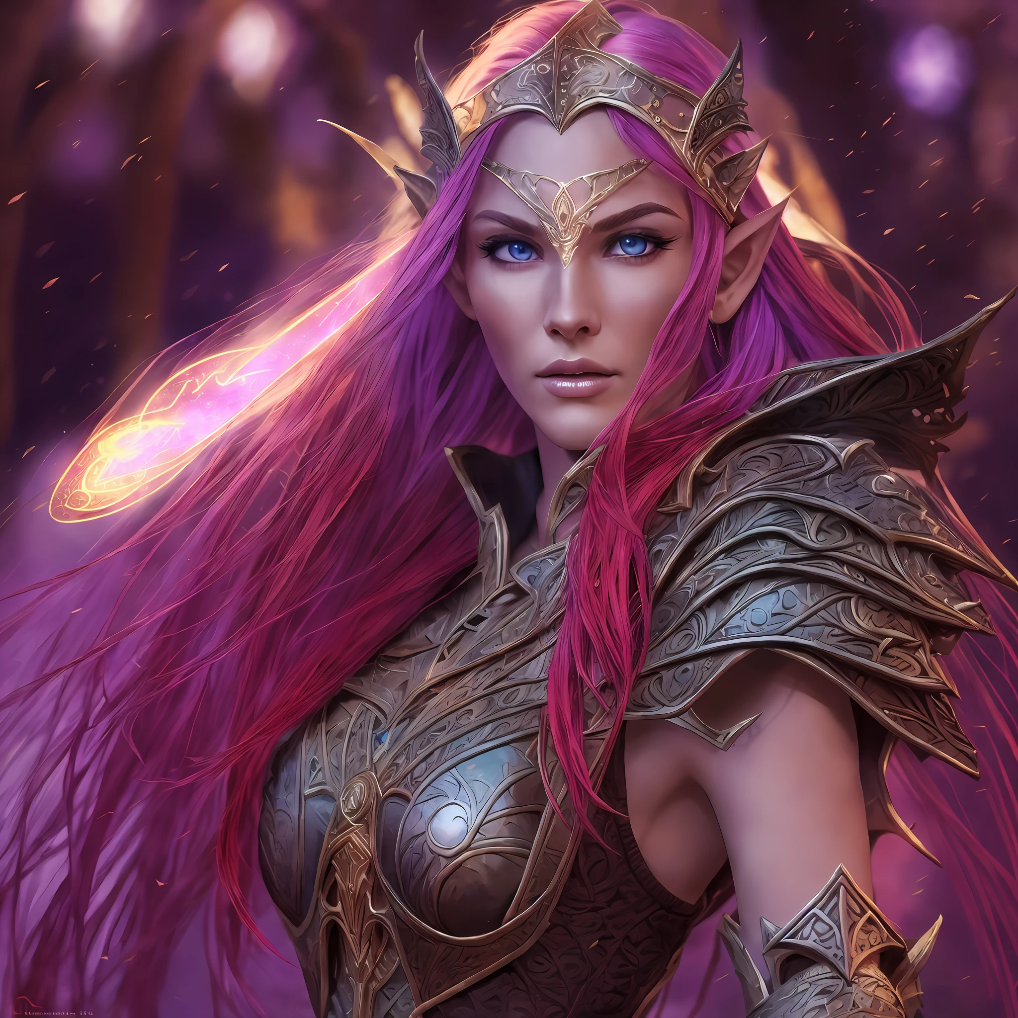 high details, best quality, 8k, [ultra detailed], masterpiece, best quality, (extremely detailed), dynamic angle, ultra wide shot, RAW, photorealistic, fantasy art, dnd art, rpg art, realistic art, a wide angle picture of an epic female elf, arcane warrior, warrior of magic, fighter of the arcana, full body, [[anatomically correct]] full body (1.5 intricate details, Masterpiece, best quality) casting a spell (1.5 intricate details, Masterpiece, best quality), casting an epic spell, [colorful magical sigils in the air],[ colorful arcane markings floating] (1.6 intricate details, Masterpiece, best quality) holding an [epic magical sword] (1.5 intricate details, Masterpiece, best quality) holding epic [magical sword glowing in red light] (1.5 intricate details, Masterpiece, best quality). in fantasy urban street (1.5 intricate details, Masterpiece, best quality), a female beautiful epic elf wearing elven leather armor (1.4 intricate details, Masterpiece, best quality), high heeled leather boots, ultra detailed face, small pointed ears,  thick hair, long hair, dynamic hair, fair skin intense eyes, fantasy city background (intense details), sun light, backlight, depth of field (1.4 intricate details, Masterpiece, best quality), dynamic angle, (1.4 intricate details, Masterpiece, best quality) 3D rendering, high details, best quality, highres, ultra wide angle