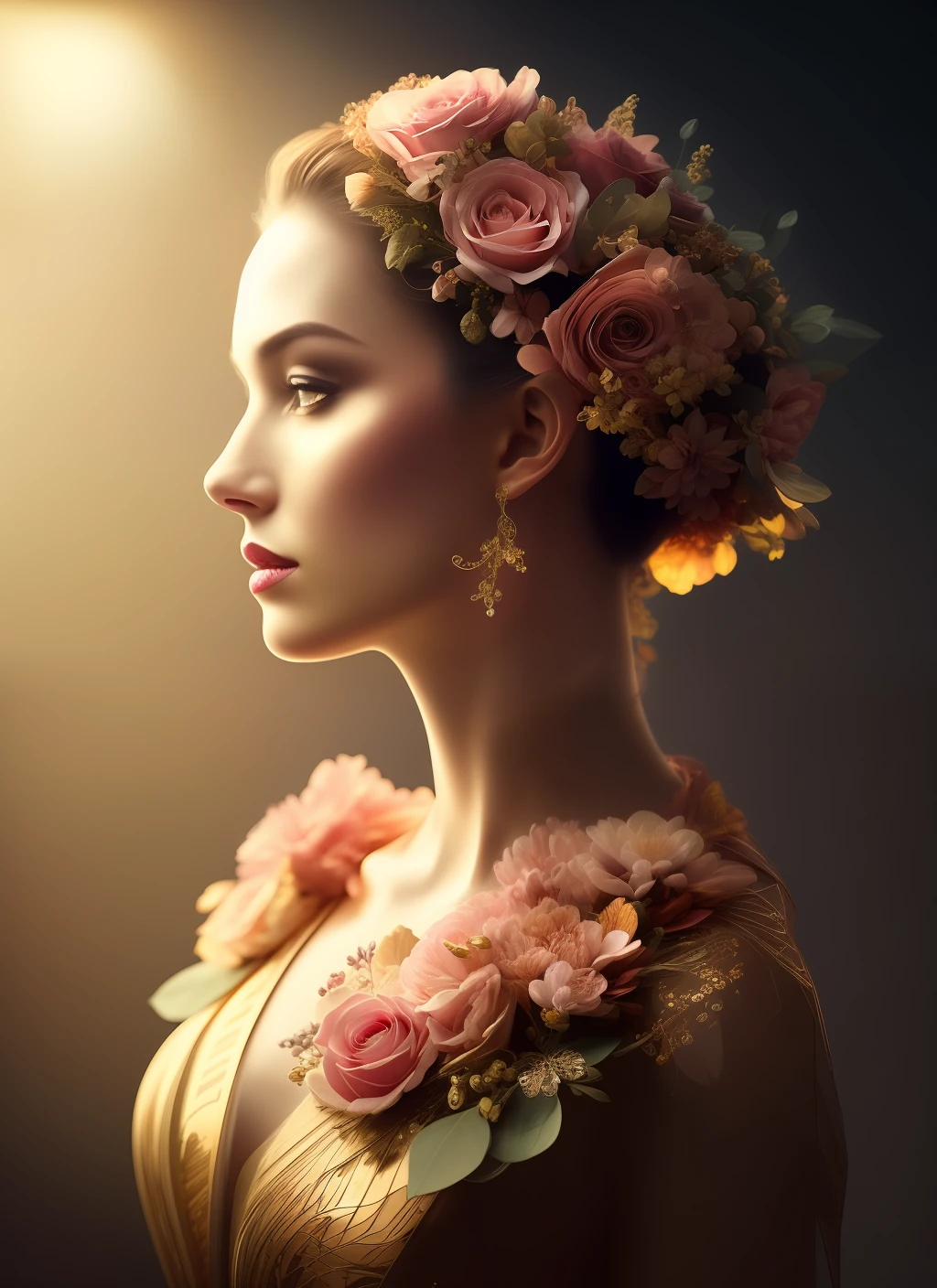 (knollingcase:1.2), 
(symmetry:1.1) (floral:1.05) woman as a beautiful goddess, pink and gold and opal color scheme, beautiful intricate filegrid facepaint, intricate, elegant, highly detailed, digital painting, artstation, concept art, smooth, sharp focus,
labelled, overlays, oled display, annotated, technical, knolling diagram, technical drawing, display case, dramatic lighting, glow, dof, reflections, refractions