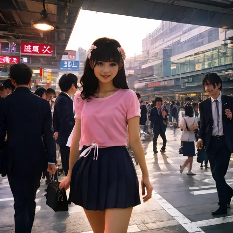 Nostalgic advertising photos、Stylish and、nostalgic, Cute and sexy pictures、There is a 20th century city of Japan、In the hustle a...