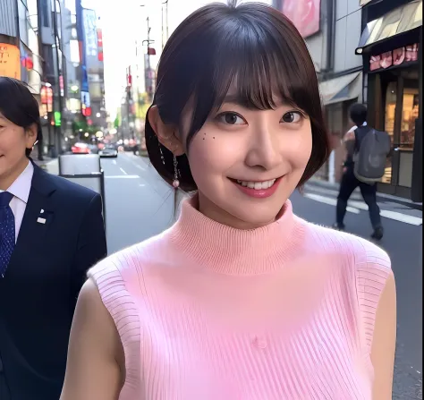 masutepiece, Best Quality, High resolution, 32K, (Sexy Japan Female News Reporter:1.5, Realistic microphone in hand:1.3, Include...