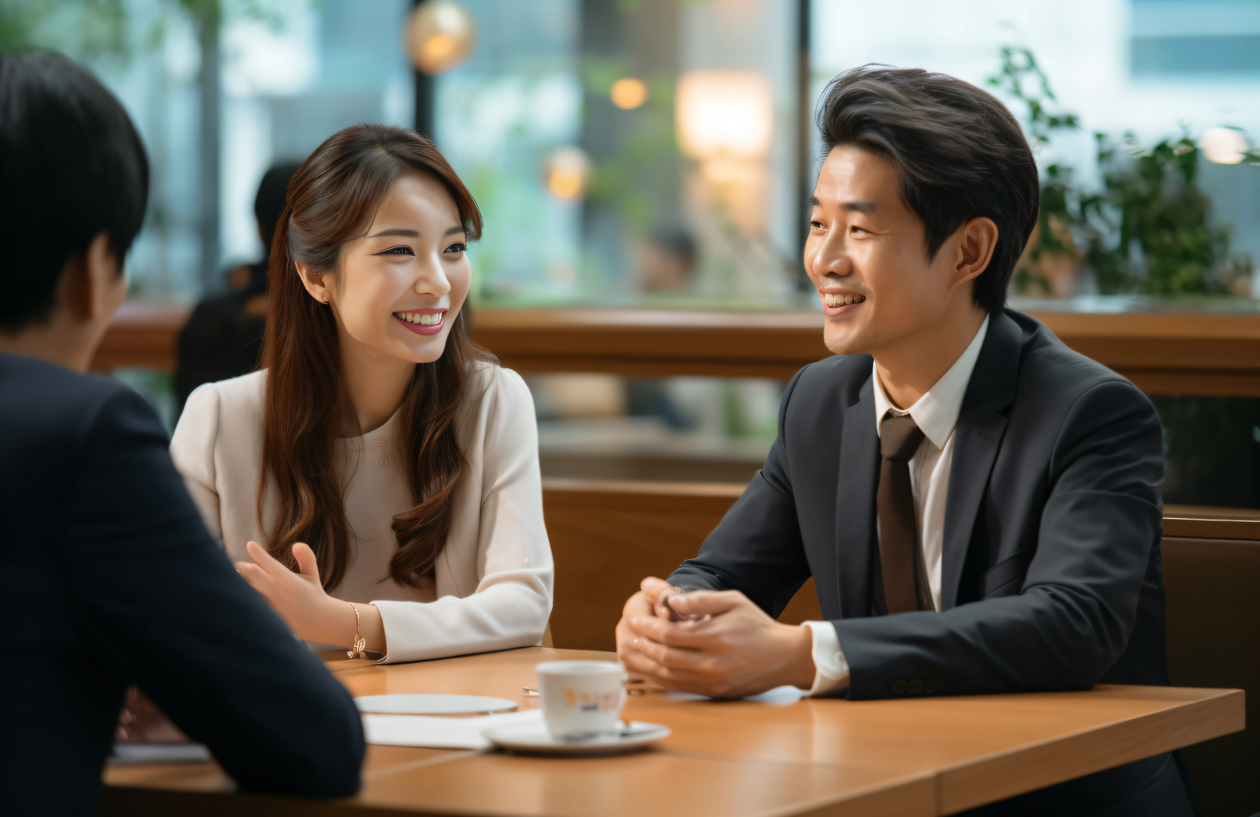 Beautiful Japan woman smiling