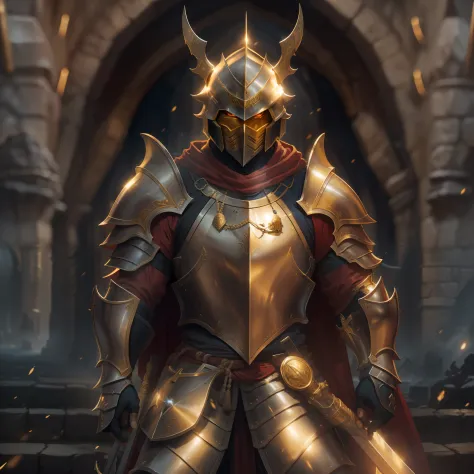 Godserg _art - Heroic Knight ( grey scale)