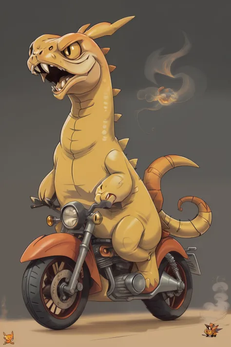 Big Pokémon charmander motorcycles