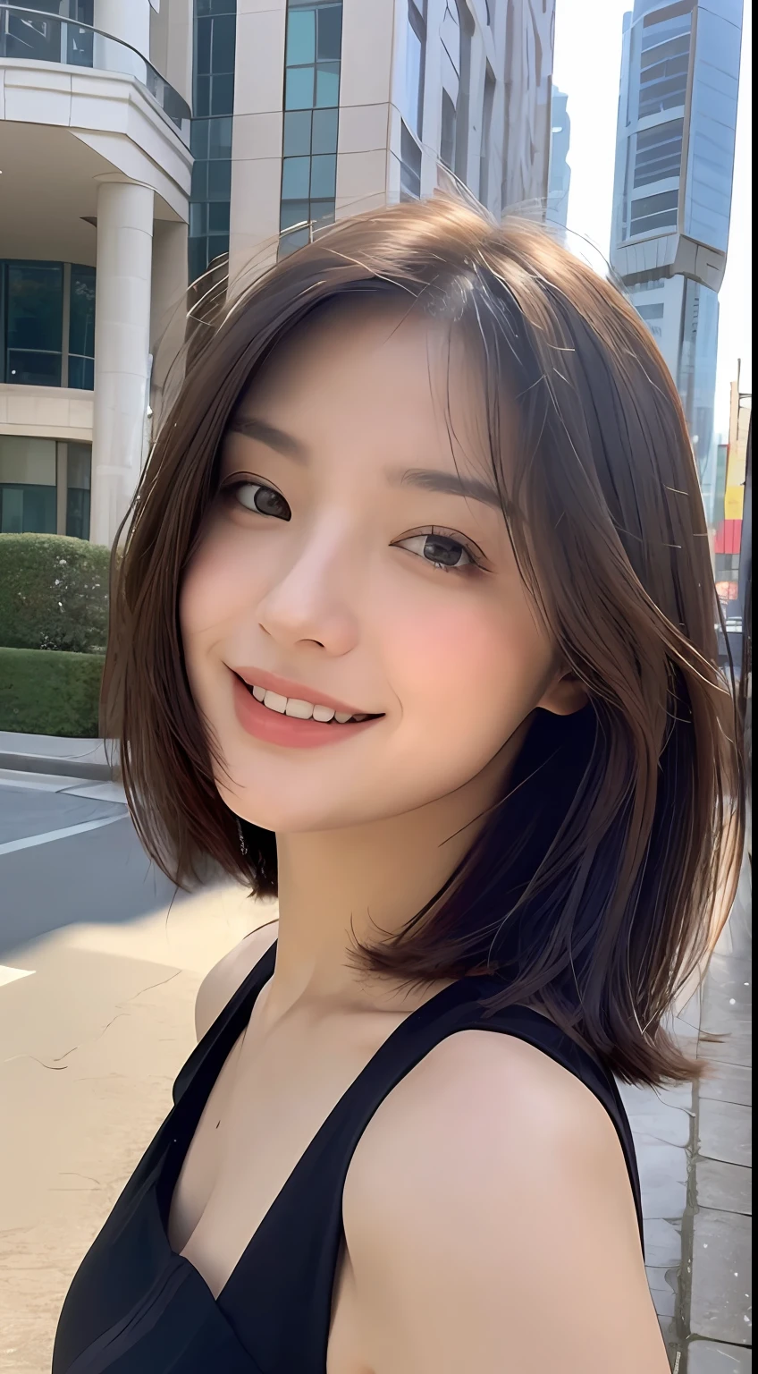 ((Best Quality, 8k, Masterpiece: 1.3)), Focus: 1.2, Perfect Body Beauty: 1.4, Buttocks: 1.2, ((Layered Haircut, Breasts: 1.2)), (Rain, Street: 1.3), Highly detailed face and skin texture, Fine eyes, Double eyelids, Whitened skin, Long hair, (Shut up: 1.3), smile, on the sofa