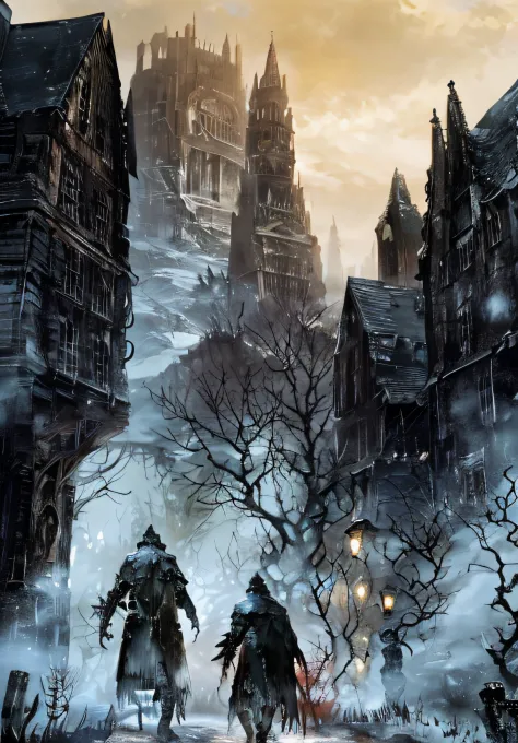 Bloodborne, docter:1.5,monster,city:1.1, 1men:1.2,solo:1.2