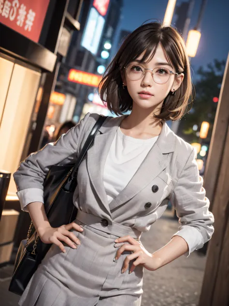 (Best quality), (masterpiece:1.3), (photorealistic:1.36), (realistic), ultra-detailed,, detailed background, 1Office lady, solo,...