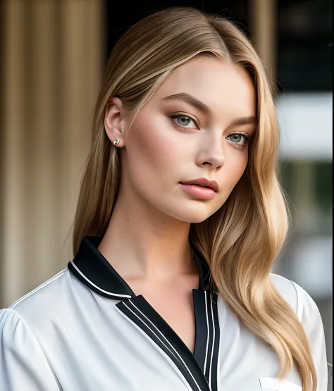 fashion model 24 years old, Danish queen with eyes like Gigi Hadid and hear like Margot Robbie is playing polo, Old money asceti...