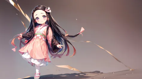 (((1 girl,  cute, nezuko, full body