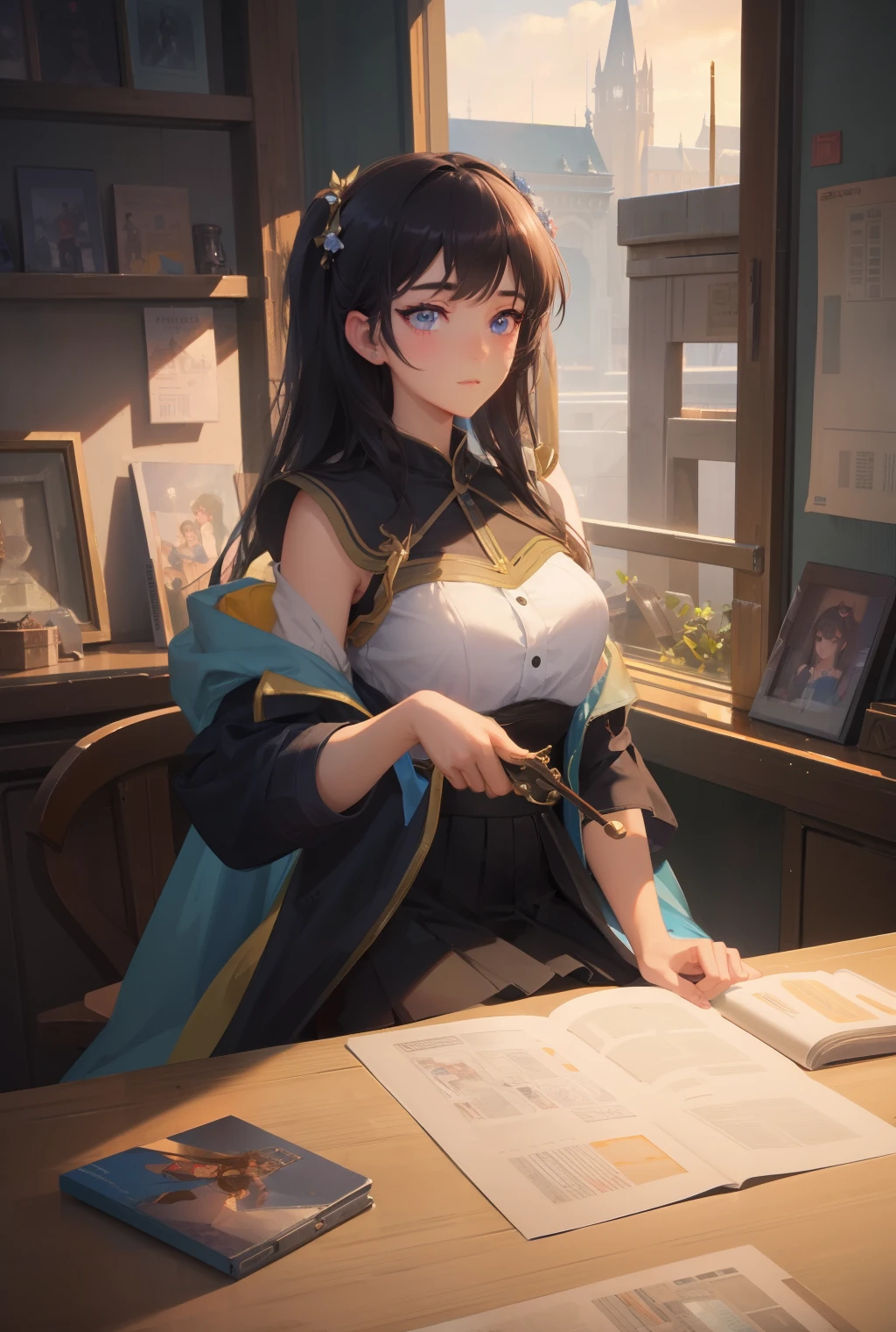 dreamy, (masterpiece), best quality, 1girl, amazing, beautiful detailed eyes, fine details, depth of field, extremely detailed CG,