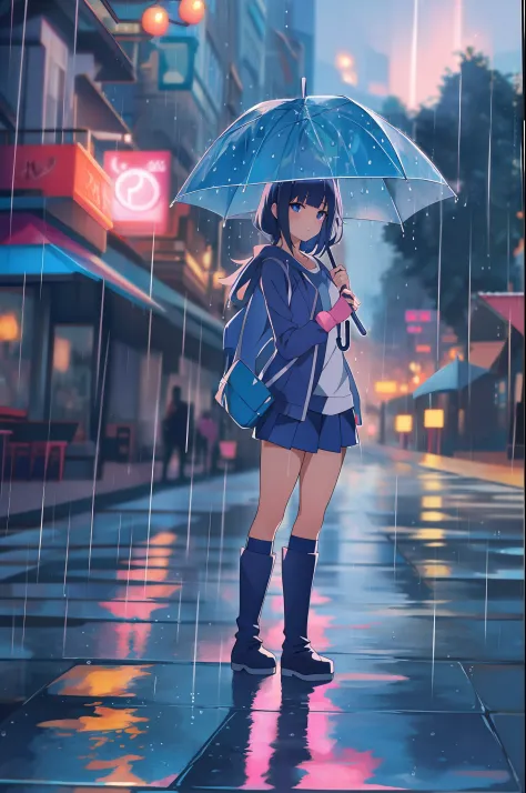 Steam Workshop::dark anime rain city (4k with sound)