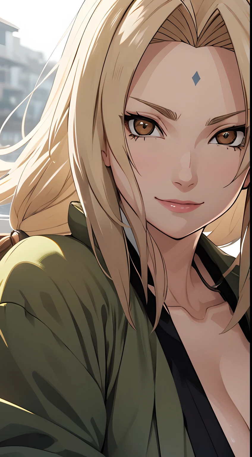 （tmasterpiece：1.3），blond hairbl，Green coat，Golden eyes，ssmile，slightly fat big breasts，Be red in the face，best qualtiy，The is very detailed，Bust photo，Get close to the lens，SFW，Delicate and beautiful face，sea beach，rays of sunshine，baiyun，flying birds