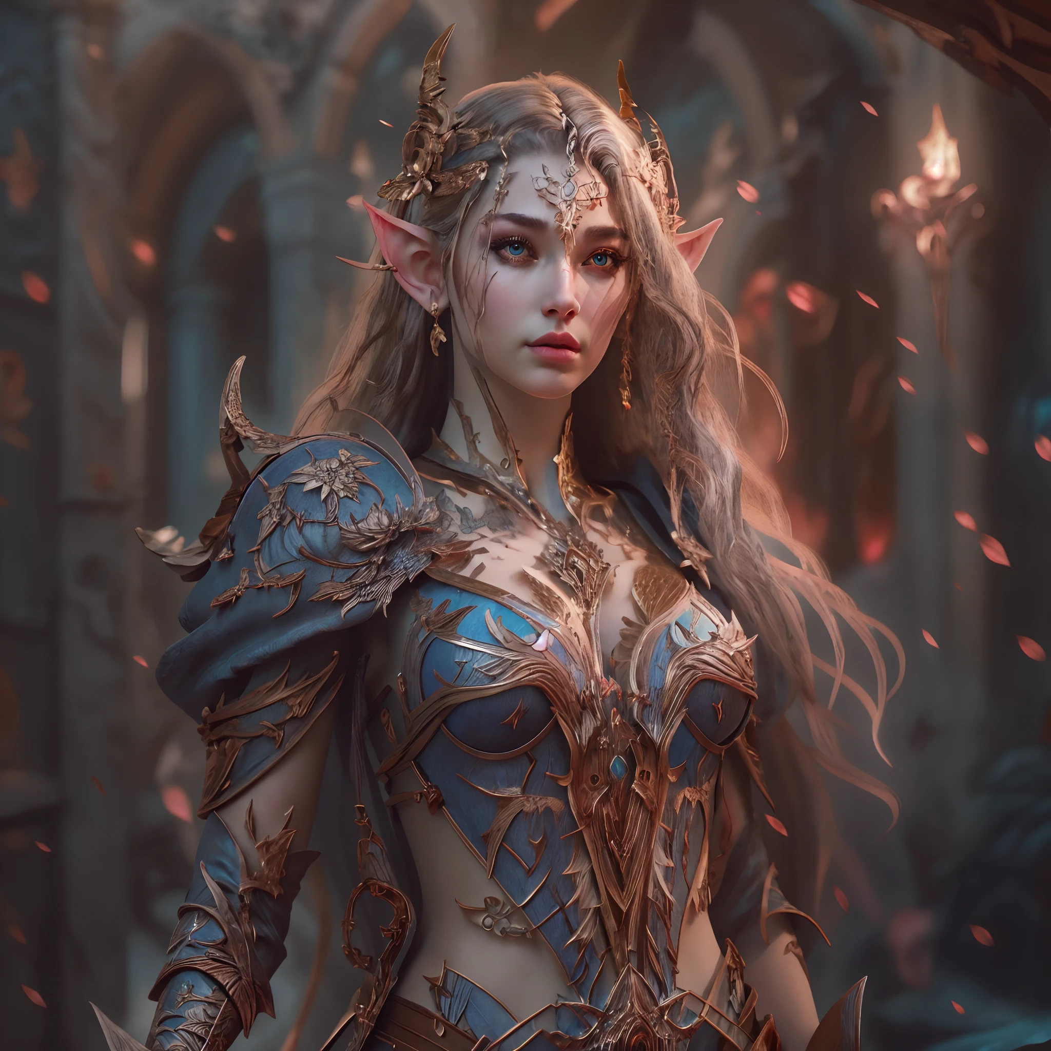 high details, best quality, 8k, [ultra detailed], masterpiece, best quality, (extremely detailed), dynamic angle, ultra wide shot, photorealistic, fantasy art, dnd art, rpg art, realistic art, a wide angle picture of an epic female elf, full body, [[anatomically correct]] full body (intricate details, Masterpiece, best quality: 1.6) casting a spell (intricate details, Masterpiece, best quality: 1.5), casting an epic spell, [colorful magical sigils in the air],[ colorful arcane markings floating] (intricate details, Masterpiece, best quality: 1.6) holding a [sword] (intricate details, Masterpiece, best quality: 1.6) holding a [sword glowing in red light] (intricate details, Masterpiece, best quality: 1.6). in fantasy urban street ( (intricate details, Masterpiece, best quality: 1.6), a female, beautiful epic female elf, wearing elven leather armor (intricate details, Masterpiece, best quality: 1.3), high heeled leather boots, ultra detailed face (intricate details, Masterpiece, best quality: 1.6), small pointed ears, thick hair, long hair, dynamic hair, fair skin intense eyes, fantasy city background (intricate details, Masterpiece, best quality: 1.6), sun light, backlight, depth of field (intricate details, Masterpiece, best quality: 1.3), high details, best quality, highres, ultra wide angle