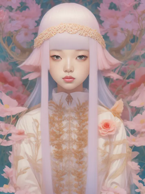 a strongly felt, vigorously articulated, carefully navigated exploration of tradition and civilization by Hsiao-Ron Cheng, James jean, Miho Hirano, takato yamamoto, centipedes extremely moody lighting, detailed facial features, ray tracing, Fujicolor, cowb...