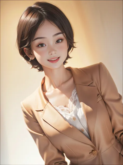 Real, Photo, {Realistic}, {incredibly_absurderes}, Bust, Transparent_Background：2.5, {Girl},ChineseGirl：1.3， Short hair, Brown h...
