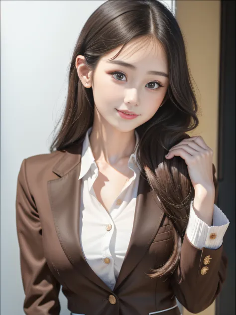 Real, Photo, {Realistic}, {incredibly_absurderes}, Bust, Transparent_Background：2.5, {Girl},ChineseGirl：1.3， Medium hair, Brown ...