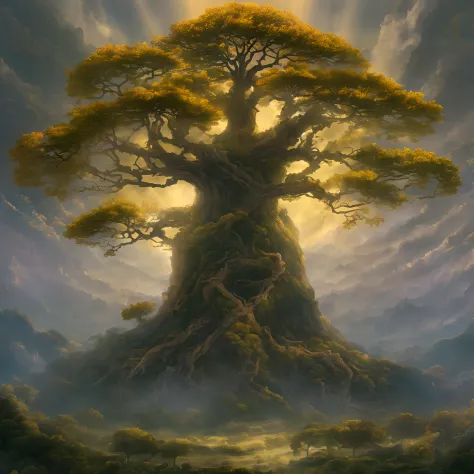 The Erdtree (Golden tree, Ōgonju) is a giant, golden tree that towers above the Lands Between. The Lands Between are blessed by the Elden Ring, which is the source of the Erdtree, that symbolizes its presence. It is the heart of the Golden Order. The bless...