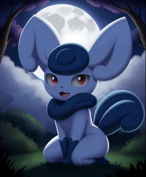 masterpiece,best_quality
Meowstic, pokemon (creature),tail
MEOWSTIC_FEMALE,
looking at viewer,closed mouth,:<
forest, night, cloud, tree, full_moon
