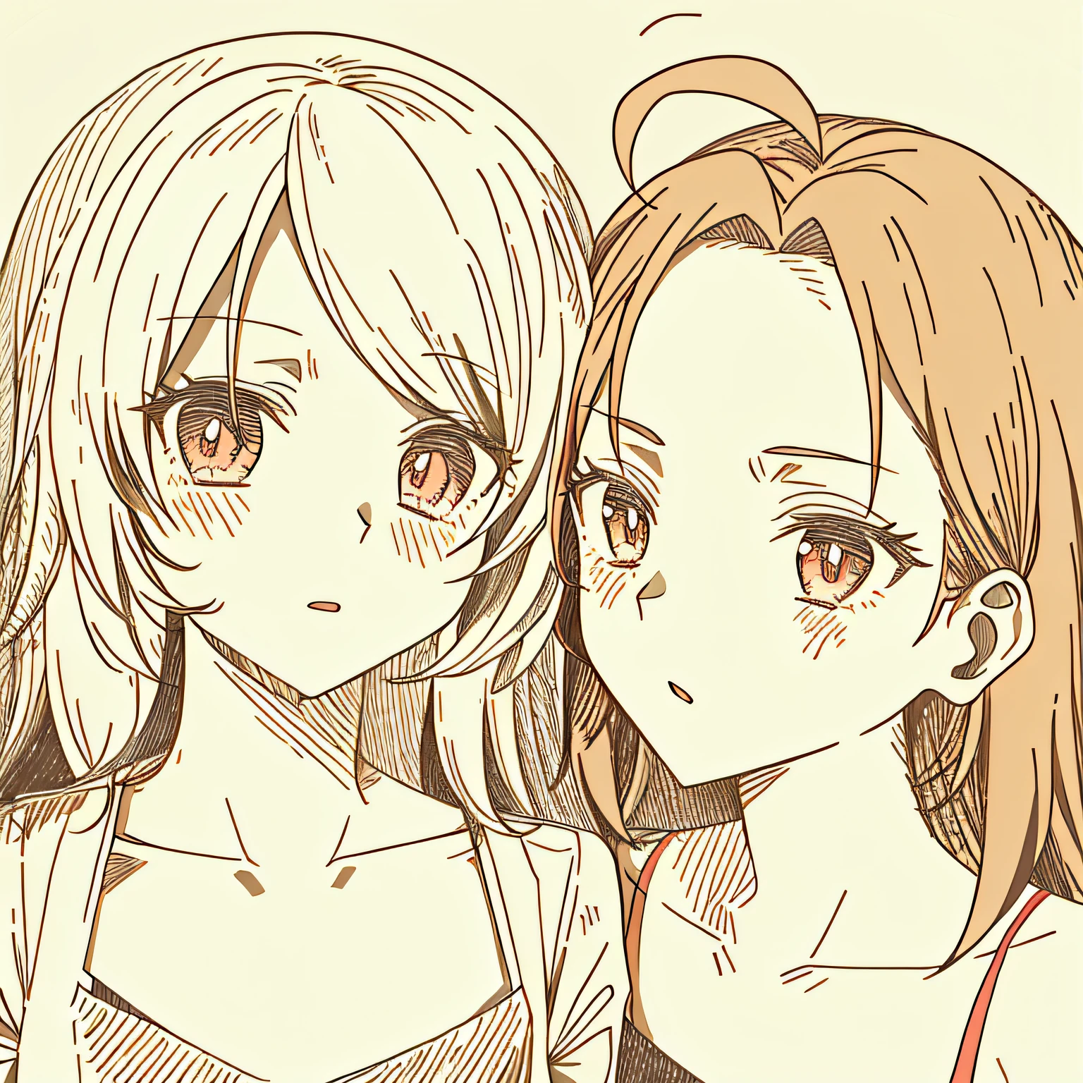 （สไตล์การ์ตูน），2 สาว， จะหน้าแดง.， （โกรธ：0.6）， เป็นคนขี้อาย， （ผลงานชิ้นเอก， คุณภาพที่ดีที่สุด：1.1）， （ร่างภาพ：1.1）， กระดาษ， มองหน้ากัน， ส่วนบนของร่างกาย， ดวงตาที่มีรายละเอียด，2 สาว， จะหน้าแดง.， （โกรธ：0.6）， เป็นคนขี้อาย， （ผลงานชิ้นเอก， คุณภาพที่ดีที่สุด：1.1）， （ร่างภาพ：1.1）， กระดาษ， มองหน้ากัน， ส่วนบนของร่างกาย， ดวงตาที่มีรายละเอียด，จูบ，