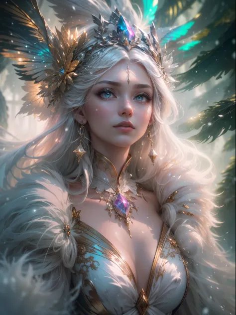 (((masterpiece))), (((best quality))), ((ultra-detailed)),(highly detailed CG illustration), ((an extremely delicate and beautiful)),cinematic lighting. This is a realistic fantasy artwork with contrasting colors and a very mysterious aura. Generate a pure...